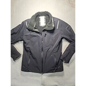 Women Descente Snow Ski Snowboard Insulated Jacket Female Size 14 Black